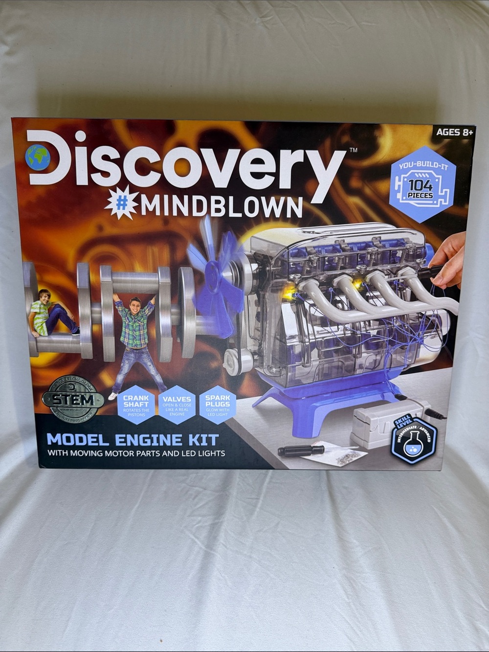 DISCOVERY KIDS DIY Toy Model Engine Kit